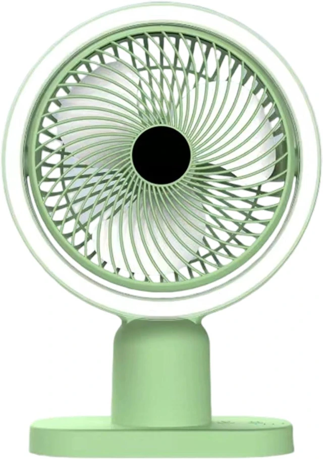 Main image of USB Rechargeable Desk Fan with 3 Speed Settings Portable Cooling Fan Quiet Operations Great for Home Offices Dorm Room