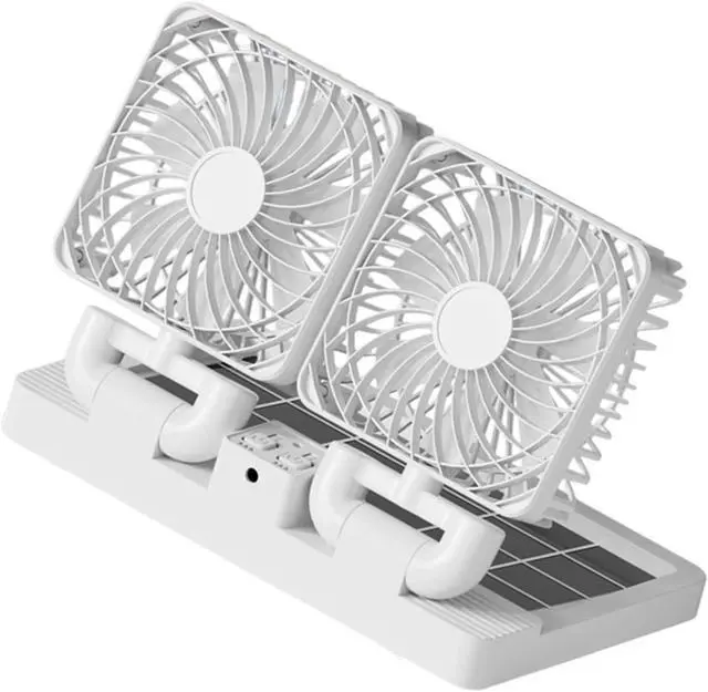 Alt view image 4 of 7 - USB Rechargeable/Solar Car Ventilation Fan Cooling Systems Effective Airflows Air Circulation Odors Elimination Car Exhaust