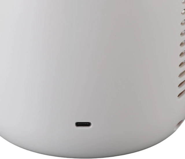 Alt view image 6 of 7 - Aramox Quiet 6 Speed Bladeless Desk Fan Power Display USB Charging for Home Bedroom Office