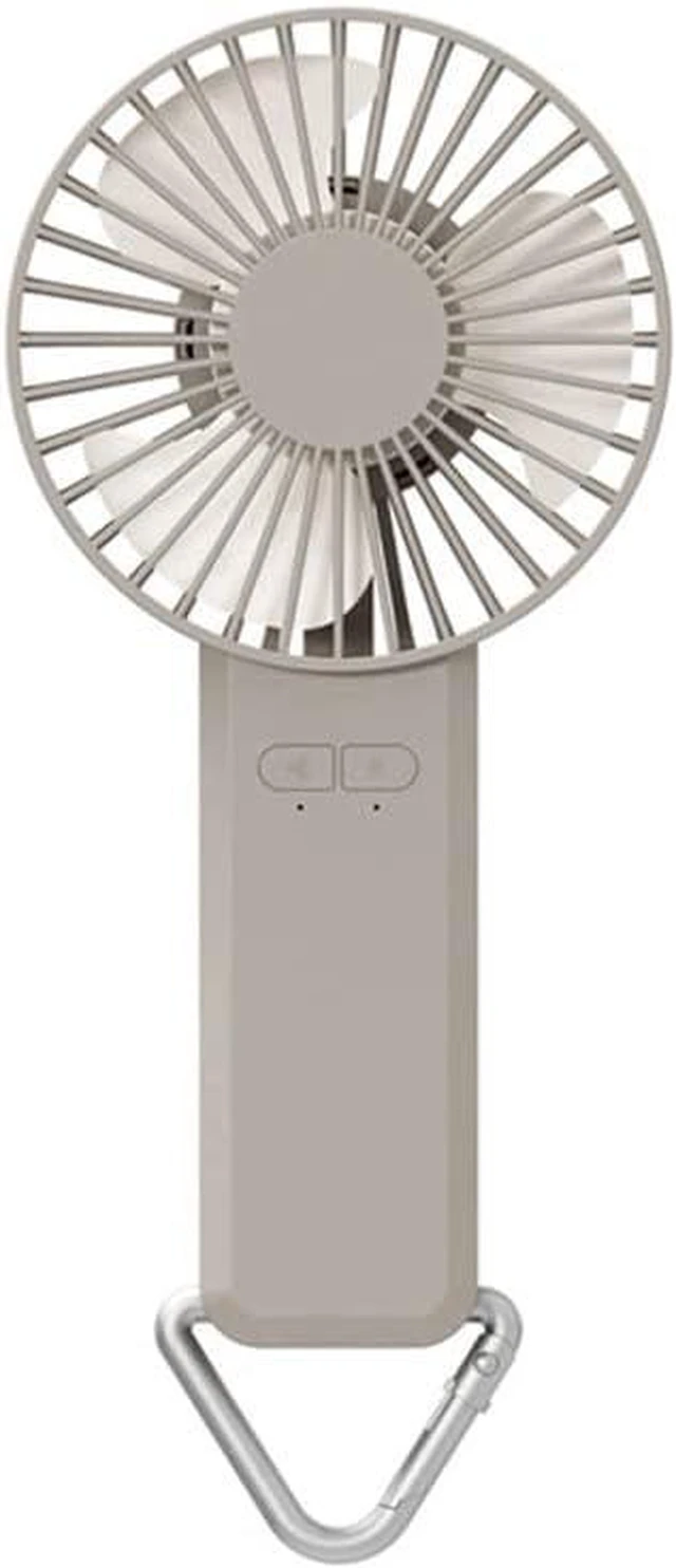 Main image of Outdoor Mosquito Fan Portable Waist Fan Office Desk Small Desktop Fan USB Handheld Fan,Khaki (Khaki),Handheld Fans