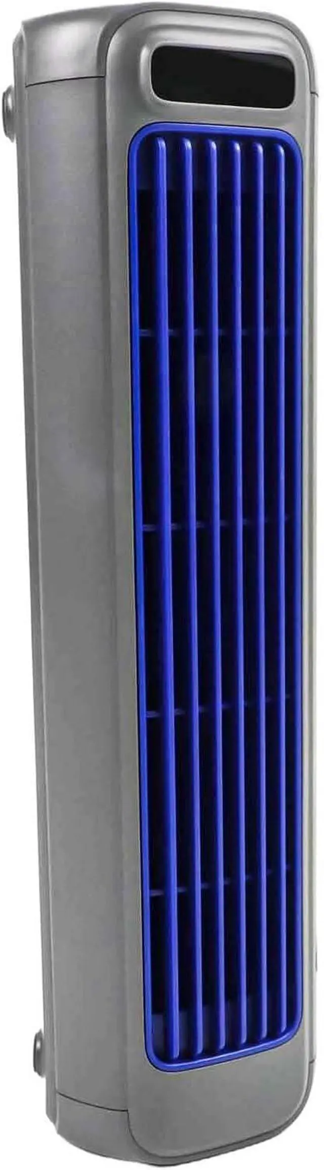 Alt view image 3 of 7 - Portable Air Fan with 2000mAh, Quiet Rechargeable Desk Fan with 3 Speeds, W Mounted or Standalone Cooling for Bedroom Office Living Room, Gray(Black)