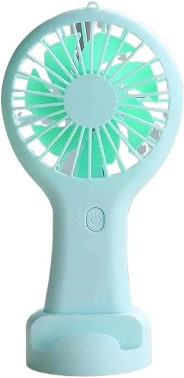 Main image of Handheld Fan, 2Pcs Small Handheld Fan Mini Rechargeable USB Pocket Student Office Desktop Portable,for Outdoors/Travel/Camping(Green)