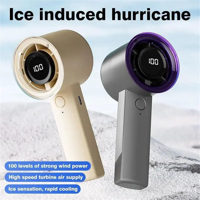 Alt view image 4 of 7 - Handheld Fan, Mini Handheld Turbo Fan USB Rechargeable Portable Electric,for Outdoors/Travel/Camping