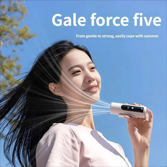 Alt view image 3 of 7 - PANGBOER Rechargeable Fan with Ice Mode Adjustable Speeds for Outdoor Sports Rechargeable Fan