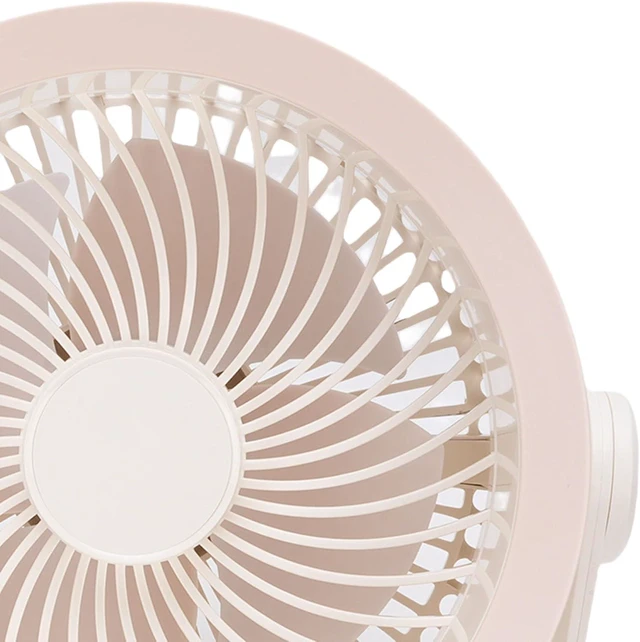 Alt view image 7 of 7 - Air Circulator Fan Rechargeable USB Fan Quiet Strong Wind for Home Office Dormitory Bedroom