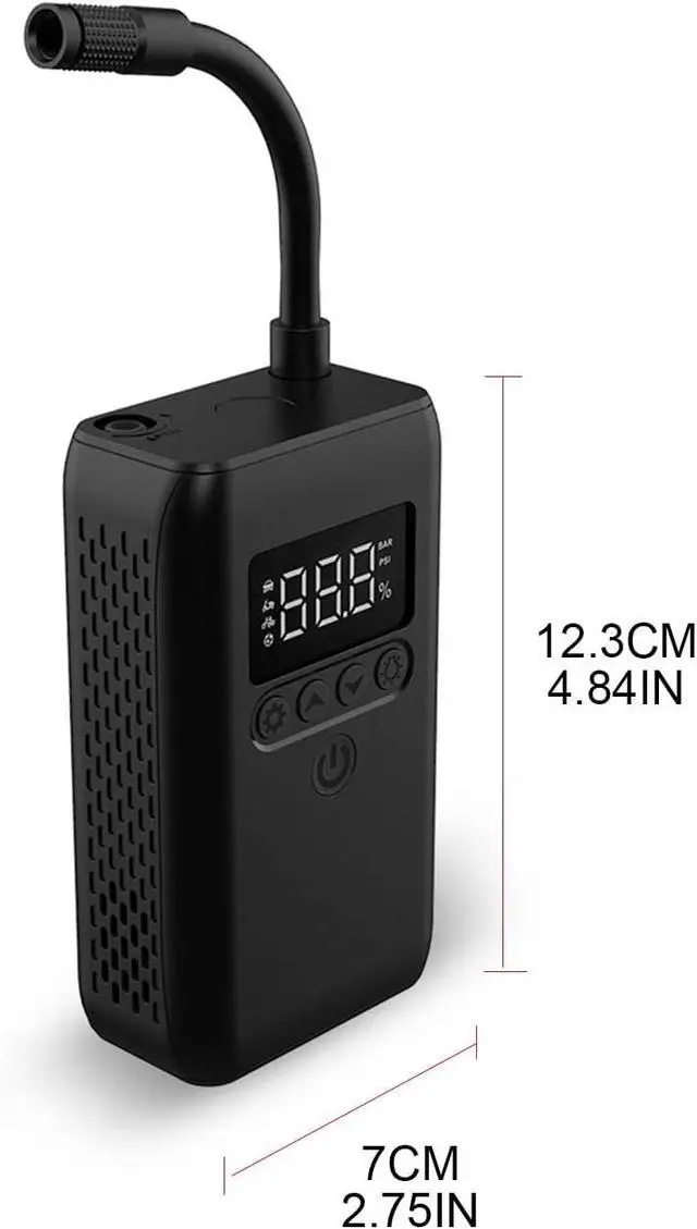 Alt view image 2 of 7 - 2 in 1 Small Portable Car Bicycle Tire Electric Tires Inflatables for Smart Phone Charger Multifunctional with for Balloons and Inflatables and Floats for Balls and Bikes Car Bike