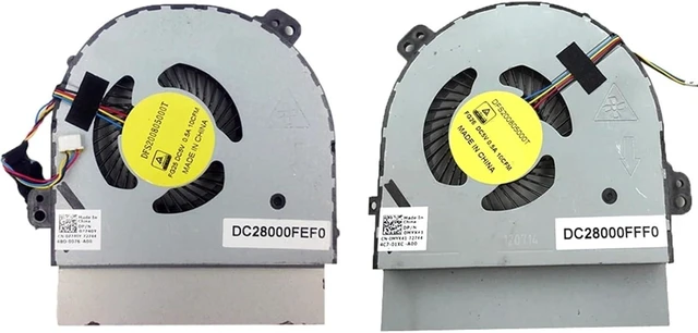 Alt view image 2 of 7 - 1pcs 07740Y 0MYX41 Laptop Fan For 17 R2 R3 DC28000FEF0 DFS200805000T FG25 FG26 7740Y MYX41 DC5V(07740Y 7740Y)