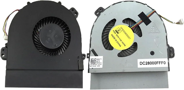 Alt view image 3 of 7 - 1pcs 07740Y 0MYX41 Laptop Fan For 17 R2 R3 DC28000FEF0 DFS200805000T FG25 FG26 7740Y MYX41 DC5V(07740Y 7740Y)