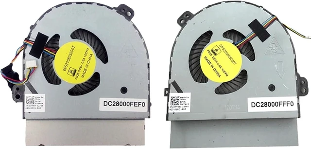 Alt view image 6 of 7 - 1pcs 07740Y 0MYX41 Laptop Fan For 17 R2 R3 DC28000FEF0 DFS200805000T FG25 FG26 7740Y MYX41 DC5V(07740Y 7740Y)