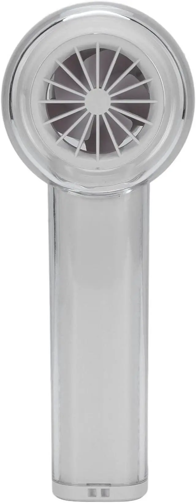 Alt view image 2 of 7 - Ice Cooling Handheld Turbine Fan Transparent USB Rechargeable 100 Speed Adjustable 13000rpm High Speed Handheld Ice Cooler Fan for Summer 3000mah
