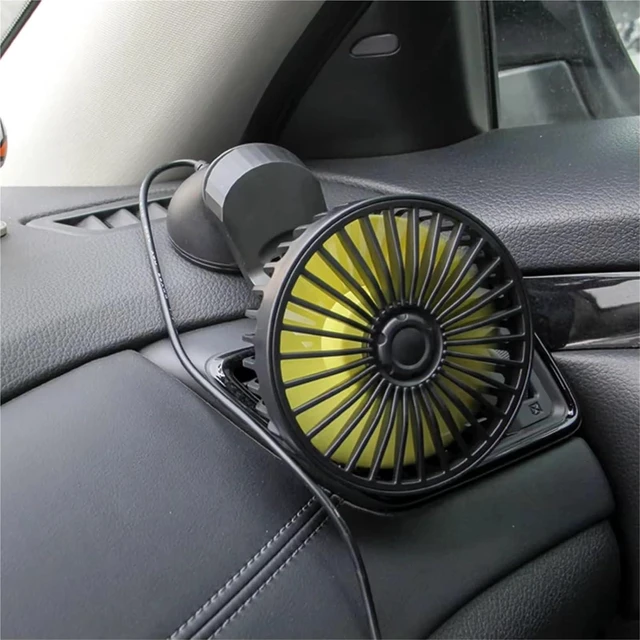 Alt view image 7 of 7 - Handheld Fan, Car Electric Fan With Suction Cups Adsorbed Home Electric Fan Small USB Fan,for Travel, Office
