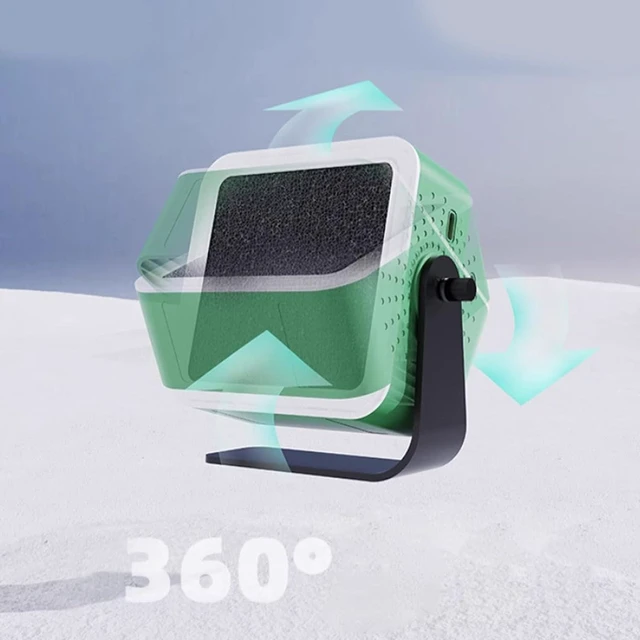 Alt view image 4 of 7 - USB Rechargeable Exhaust Fan with LED Light for Electronics Repair with 6500rpm Speed and 1200mAh Battery Phone Repair Fan