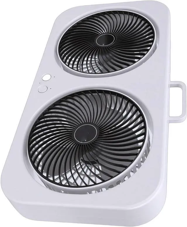 Alt view image 7 of 7 - Compact Hanging Desk Fan Silent Operation USB Charging for Dorm Study Material: ABS