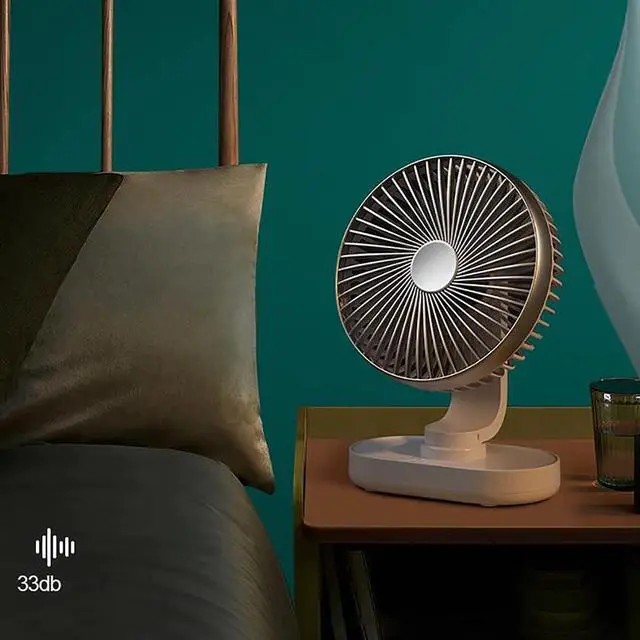 Alt view image 5 of 7 - Mini Fan Small Fan USB Powered 3 Speed Strong Wind Quietness & Narrow Slot Design for Girls Boys Gift Outdoor Travel Office