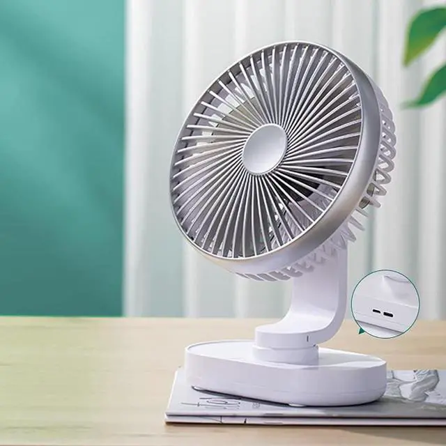 Alt view image 7 of 7 - Mini Fan Small Fan USB Powered 3 Speed Strong Wind Quietness & Narrow Slot Design for Girls Boys Gift Outdoor Travel Office