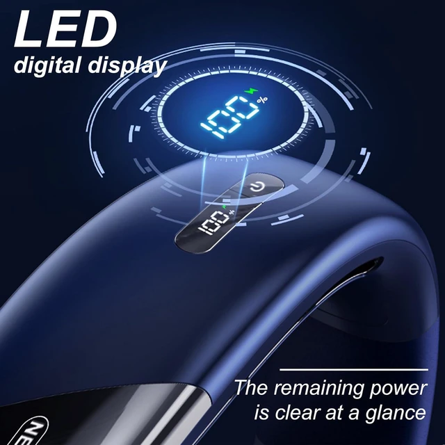 Alt view image 4 of 6 - neck fan, Blow Cold Air Neck Cooler Wearable Fan Around Your Adjustable Hands Free Rechargeable Gift