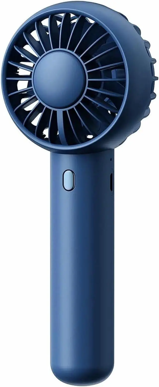 Main image of Handheld fan, Mini Portable Fan Handheld USB Charging Cooling Electric 3 Speed Adjustment Powerful Outdoor Travel(Navy Blue)