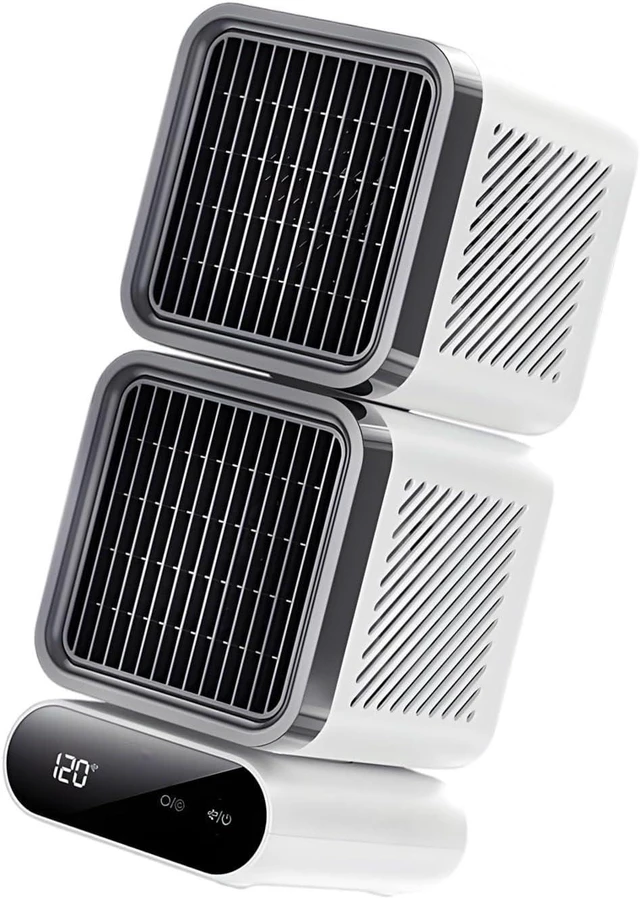 Alt view image 4 of 7 - Compact Double Function Portable Cooling Equipment with Type C Port and Adjustable Draft for Small Spaces ° Rotation Fan