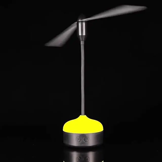 Alt view image 2 of 7 - Of 1 Outdoor Culicid Discouraging Fan Rechargeable Pliable with Hook Appendage for Patio Deck Enjoyment Outdoor Meal Fan