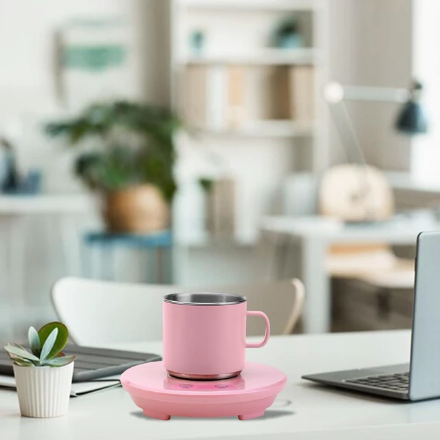 Alt view image 5 of 7 - Warmer for Desk Cup with 2 Temperature Electric Beverage Drink for Heating Coffee Mug