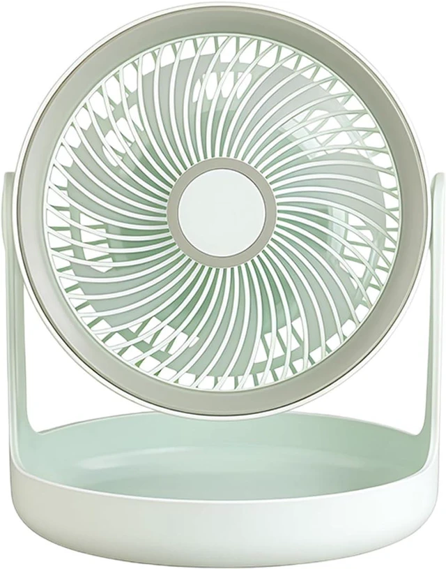 Main image of PANGBOER Weight Portable Desk Fan with Storage Base 3 Adjustable Speeds Personally Cooling Fan Easy to Use for Dorm Room and Offices