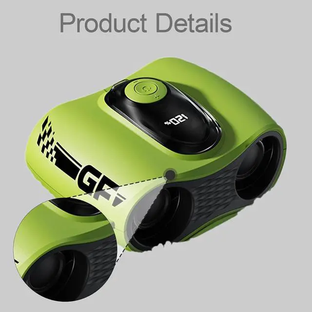 Alt view image 2 of 7 - predolo Waist Fan Handheld Multipurpose Practical Compact Desktop Accessories Sturdy for Running Outdoor Backpacking Home Climbing, Green