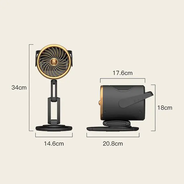 Alt view image 6 of 7 - USB Powered Hood with Degree Rotation and Detachable Oil Cup for Easy Cleaning Student Dorm Cooking Fan