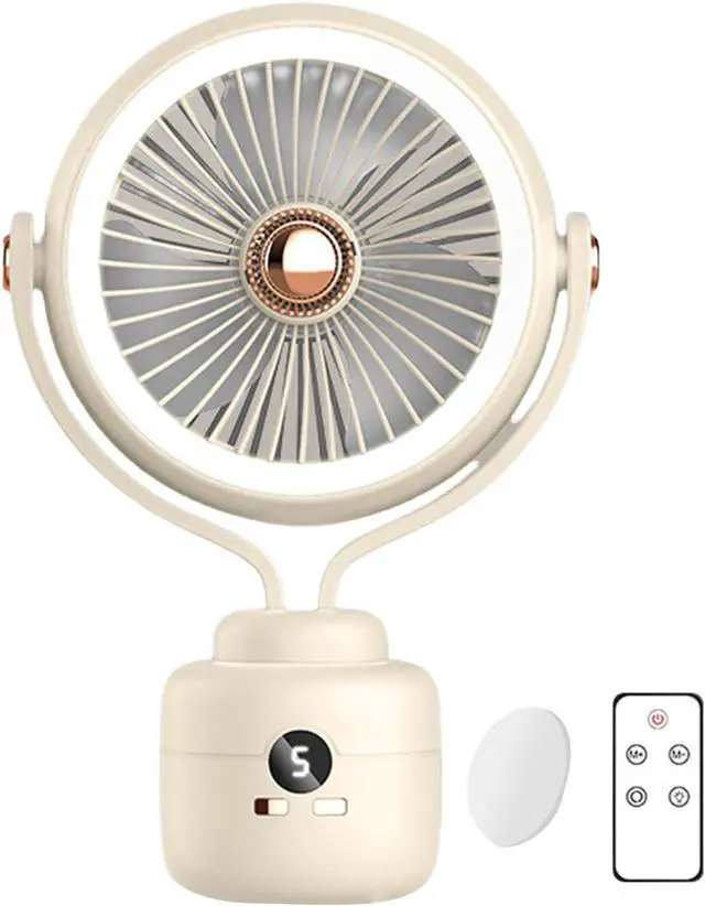 Main image of Portable Rechargeable Desk Fan for and Travel Handheld Camping Fan with USB Charging Quiet Cooling Device
