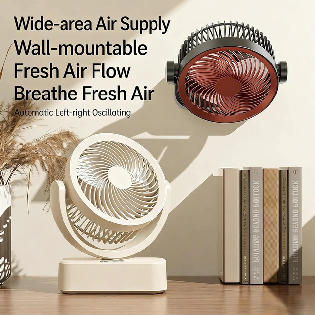 Alt view image 3 of 7 - Powerful USB Rechargeable Portable Air Cooling Portable Desktop Fan Low Noise for Bedroom Dorm Camping Kitchen USB Desk Fan