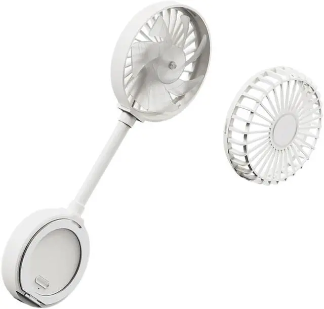 Main image of Handheld Fan, Attraction Small Fan USB C Foldable Portable Rechargeable Handheld Fan For Desktop Classroom Bedroom
