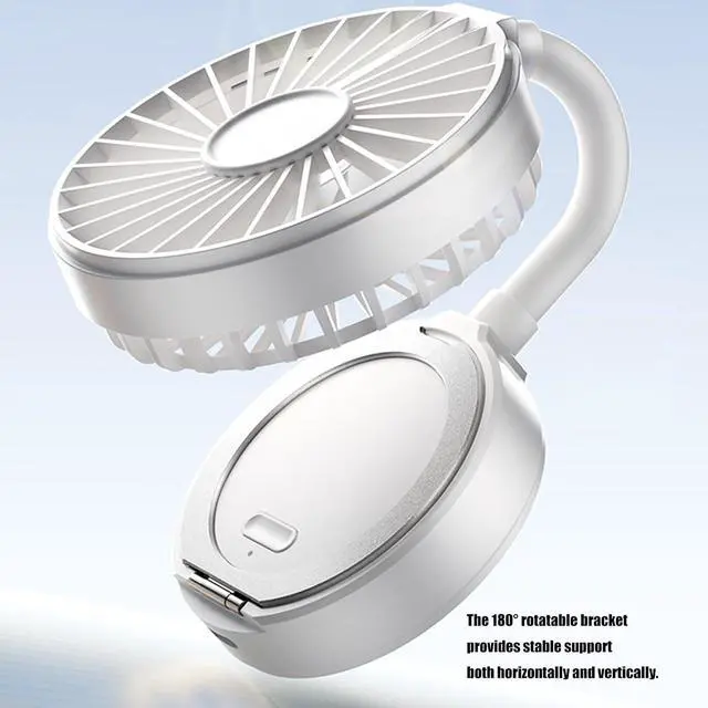 Alt view image 4 of 7 - Handheld Fan, Attraction Small Fan USB C Foldable Portable Rechargeable Handheld Fan For Desktop Classroom Bedroom