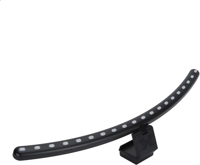 Alt view image 2 of 7 - Dimmable Curved LED Monitor Light Bar USB Powered Reading Lamp for Office Game, Black 23.70 X 3.86 X 2.01 Inch for Students Graphic Designers