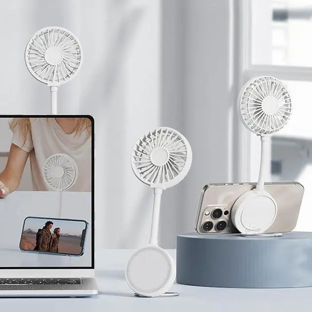 Alt view image 6 of 7 - Handheld Fan, Attraction Small Fan USB C Foldable Portable Rechargeable Handheld Fan For Desktop Classroom Bedroom