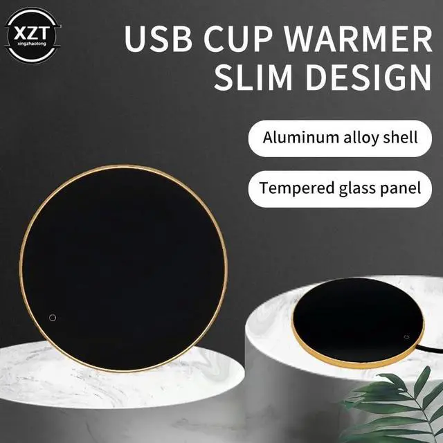 Alt view image 5 of 6 - Portable Cup Warmer Coffee Mug Heating Coaster Smart Thermostatic Hot Plate Milk Tea Water(D)