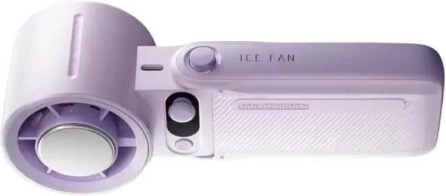 Alt view image 4 of 7 - Zhoushen Multifuntional Handheld Fan Efficient Cooling 6000mAh Texture Suitable for Travel and Outdoor Use Portable with Display