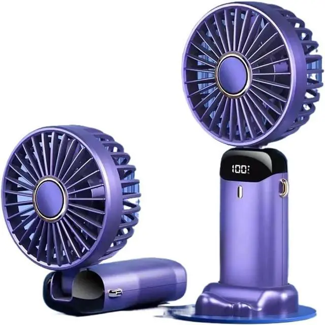 Main image of Handheld Fan, Mini Fan Portable Handheld Fan Suitable for Office Outdoor,for Travel, Office(Purple)