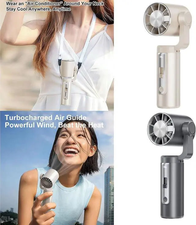 Alt view image 4 of 7 - PANGBOER 199 Speed Cooling Desk Small Fan Rechargeable Portable Handheld Fan Outdoor Air Coolers Tool Easy to Carry Outdoor Personally Coolers