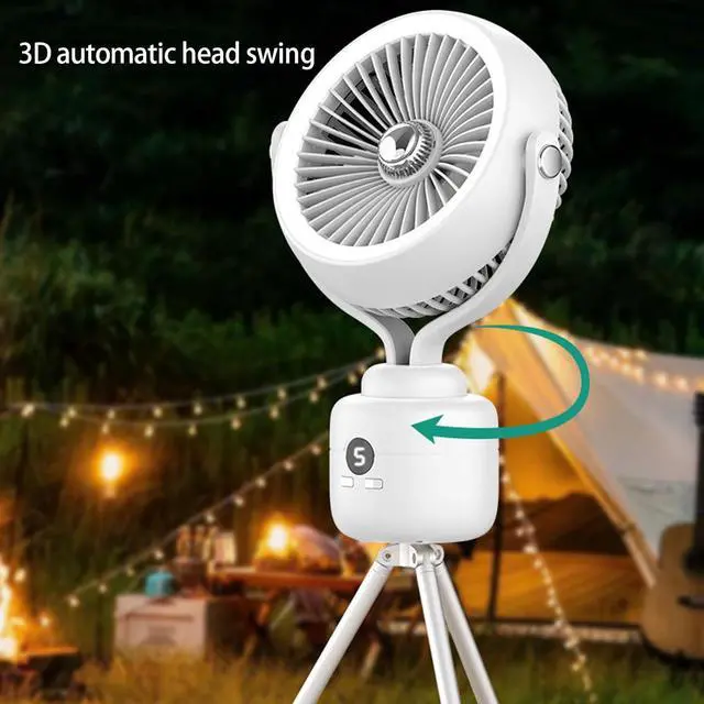 Alt view image 4 of 7 - Portable Rechargeable Desk Fan for and Travel Handheld Camping Fan with USB Charging Quiet Cooling Device