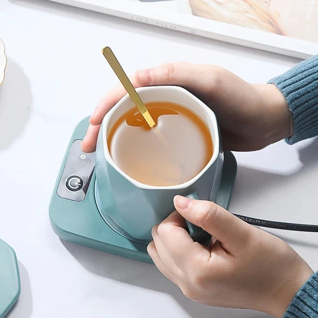 Alt view image 4 of 6 - Electric Heater Cup Mug Warmer Coffee Warm Mat Constant Temperature Coaster(C)