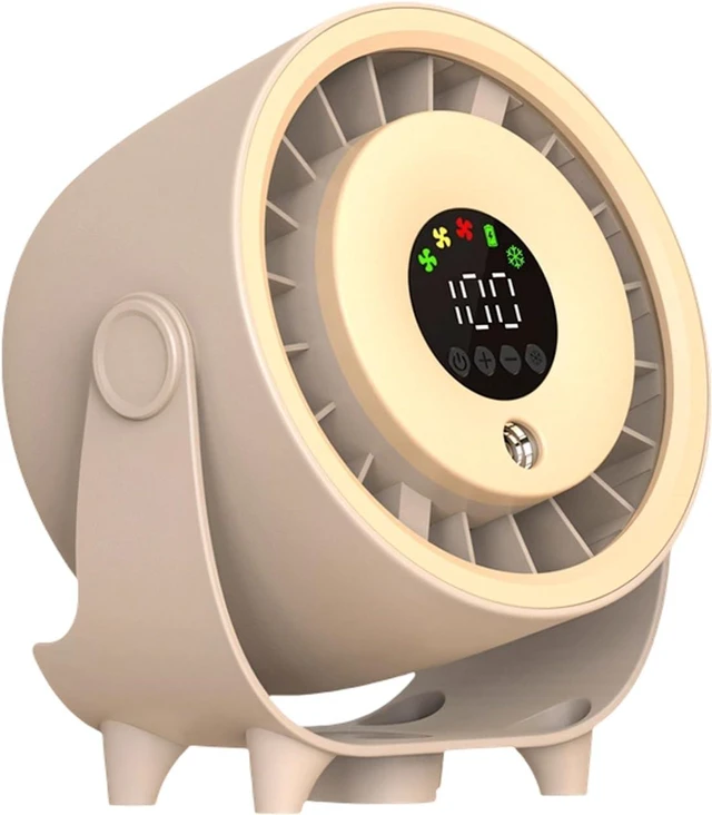 Main image of USB Powered Table Fan 3 Settings 3600mAh Capacity Lightweight for Warm Season Activities Fan