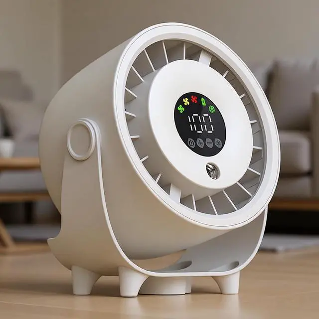 Alt view image 5 of 7 - Rechargeable Handheld Cooling Fan 50ml Water Container Adjustable and Wind Home Travel Fan