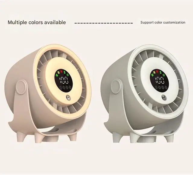 Alt view image 6 of 7 - Rechargeable Handheld Cooling Fan 50ml Water Container Adjustable and Wind Home Travel Fan