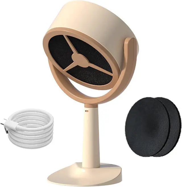 Alt view image 4 of 7 - Portable Exhaust Fan Small Kitchen Hood Extractor Barbecue Desktop Ranges Hoods Suction Cooker Hood for Apartment USB Powered Exhaust Fan