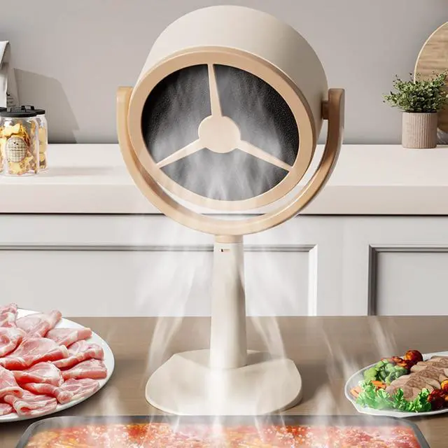 Alt view image 5 of 7 - Portable Exhaust Fan Small Kitchen Hood Extractor Barbecue Desktop Ranges Hoods Suction Cooker Hood for Apartment USB Powered Exhaust Fan