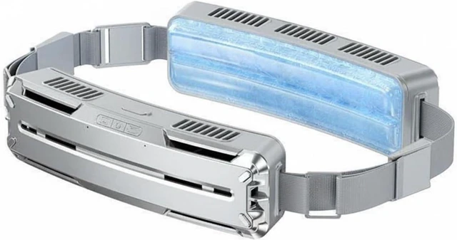 Main image of USB Fan Compact Portable Fan Brushless Motor for Work, Aurora Silver