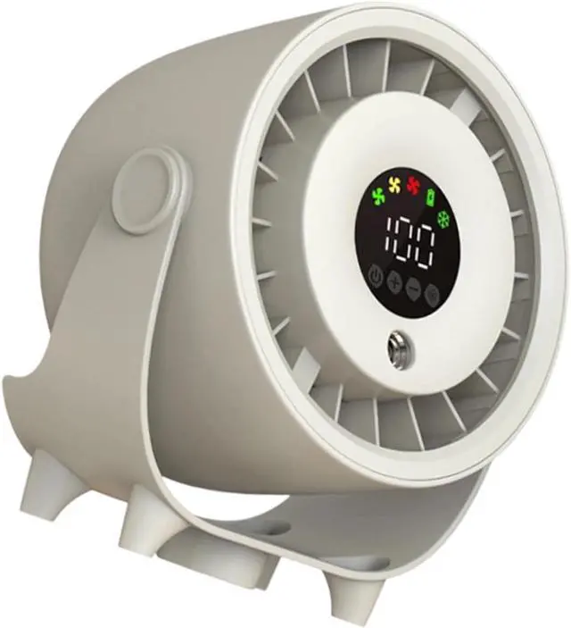 Alt view image 7 of 7 - Rechargeable Handheld Cooling Fan 50ml Water Container Adjustable and Wind Home Travel Fan