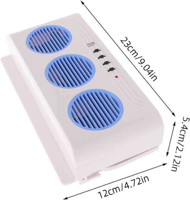 Alt view image 2 of 7 - Happyyami Solar Powered Car Exhaust Fan with USB Rechargeable Low Noise Window Ventilator for Sedans