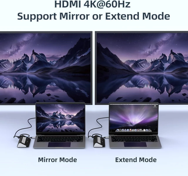 Alt view image 7 of 7 - intpw USB C Hub, P9 USB C Hub Multiport Adapter with 4K@60Hz HDMI, PD 100W, Type-C & 2 USB A 3.0 5Gbps, 2 USB A 2.0, SD/TF Card Reader, Aluminum USB Hub for Laptop, iPhone 17 Series, MacBook, iPad