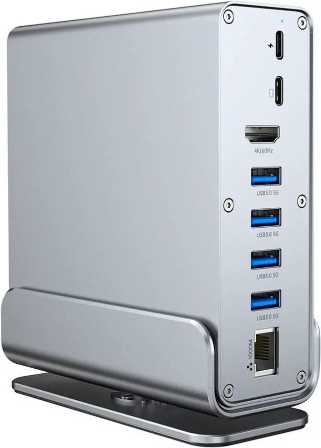 Alt view image 4 of 7 - 15 in 1 USB C Dock with HDTV Output PD100W Charging Ethernet Port and Multiple Connectivities Option USB C Port