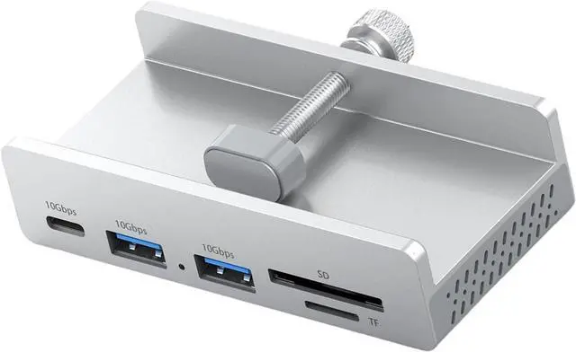 Main image of Effective 7 Function USB C Hub with Clear Display 100W Power and Memory Card Slots for Computer USB C Hub